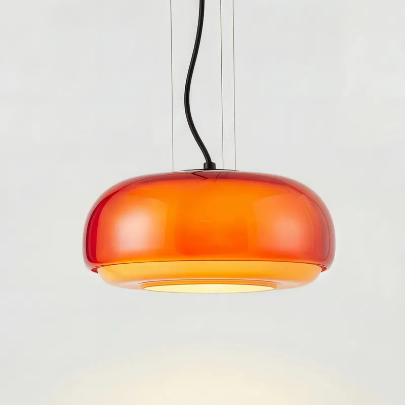 Lámpara colgante de vidrio Driftelle Bauhaus