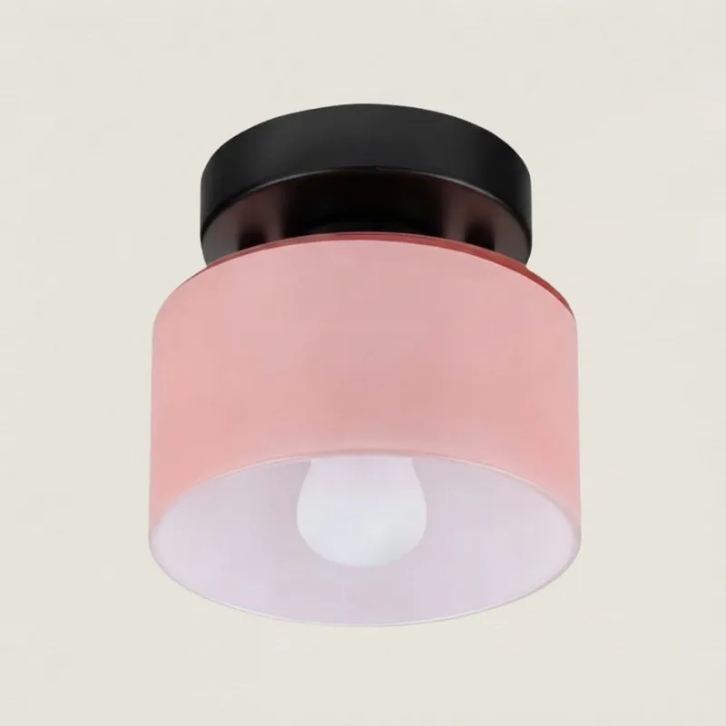 Lámpara de techo de vidrio colorida Brielle Bauhaus