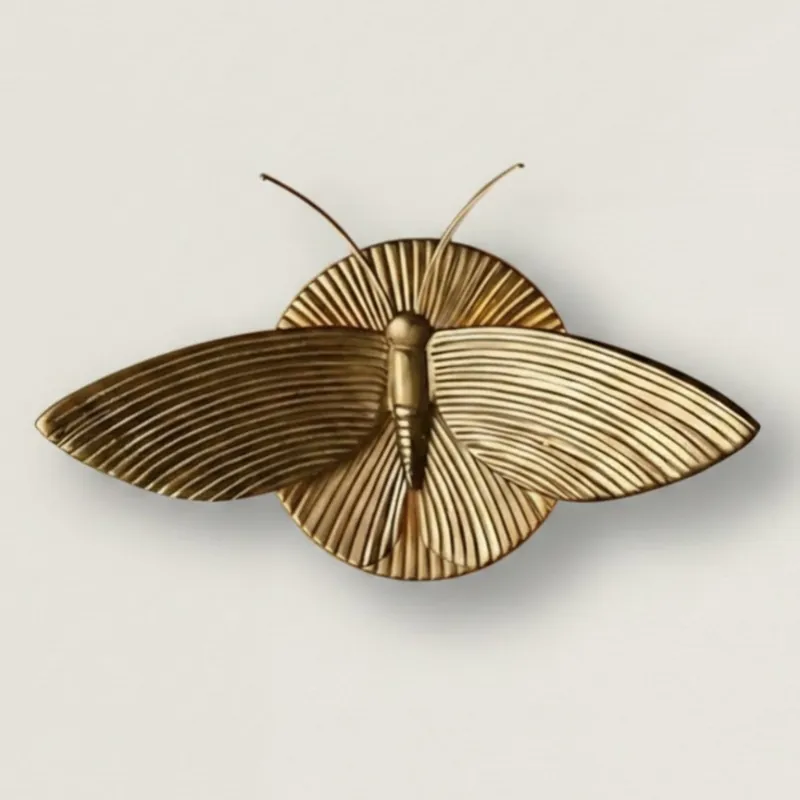 Lámpara de Pared Decorativa en Forma de Polilla Vintage Alvaro