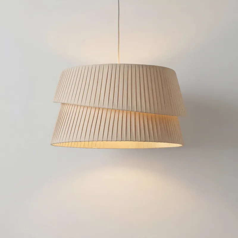 Sou minimalistisk linne asymmetrisk pendellampa