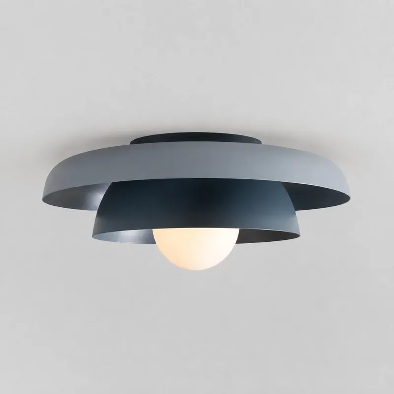 Briar minimalistisk metallskiva infälld taklampa