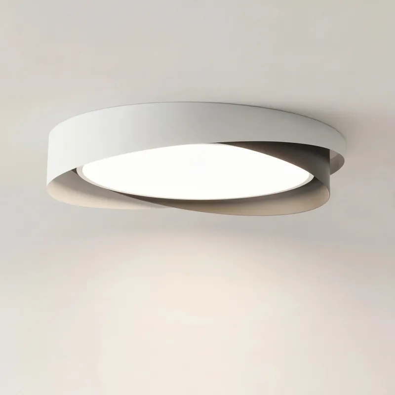 Solvane Minimalistyczna Podwójna Pierścieniowa Lampa Sufitowa LED