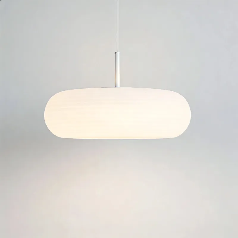 Lampa wisząca Isaraine Cream Stripe Round Pendant