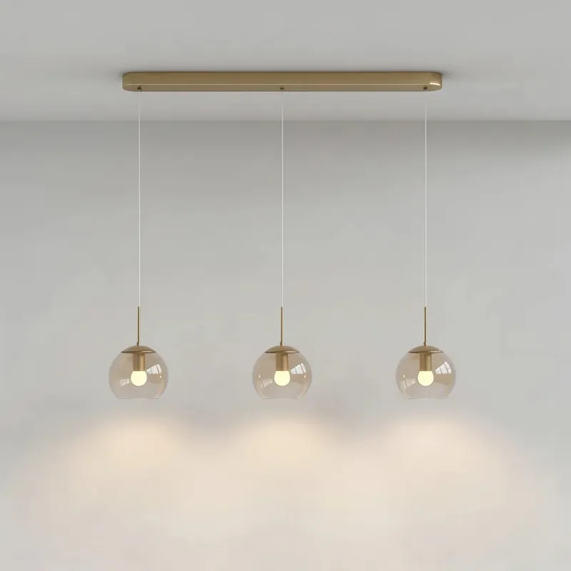 Lampa wisząca Valtherion Vintage Globe ze szkła