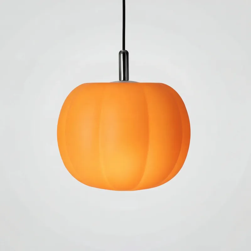 Phia minimalistyczna szklana lampa wisząca w kształcie dyni