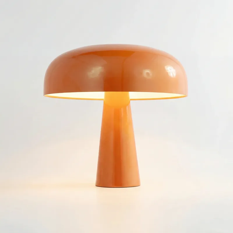 Sofia minimalistyczna metalowa lampa stołowa w kształcie grzyba