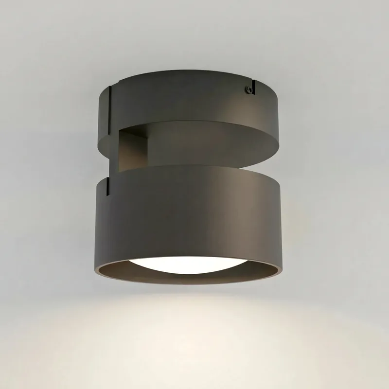 Ananke Minimalistyczna Lampa Sufitowa LED w Kształcie Cylindra