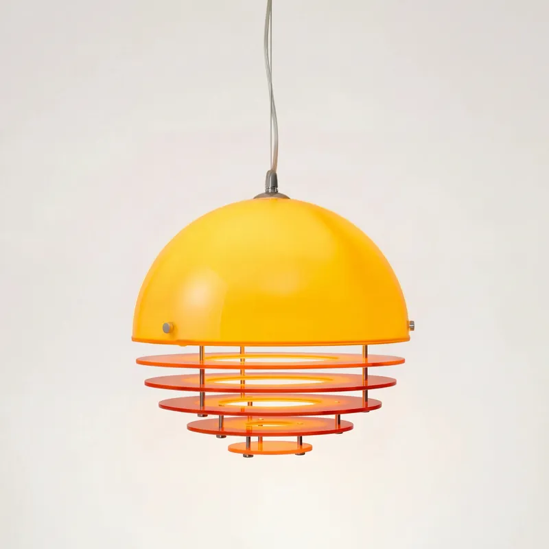 Lampa wisząca Odin Bauhaus Sunset ze szkła