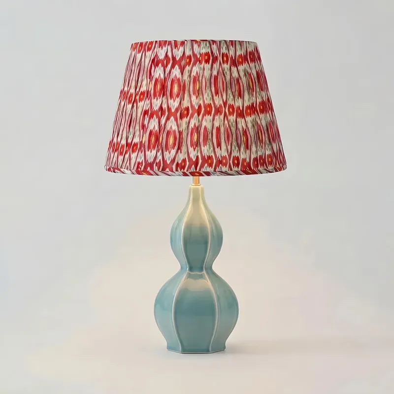 Kemal Retro Lampa Stołowa z Ceramiki w Kształcie Beczki