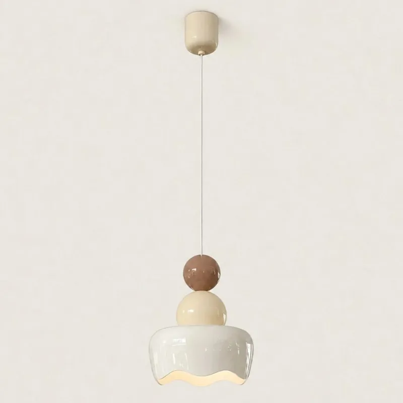 Lampa wisząca Mireva Nordic z mlecznego szkła