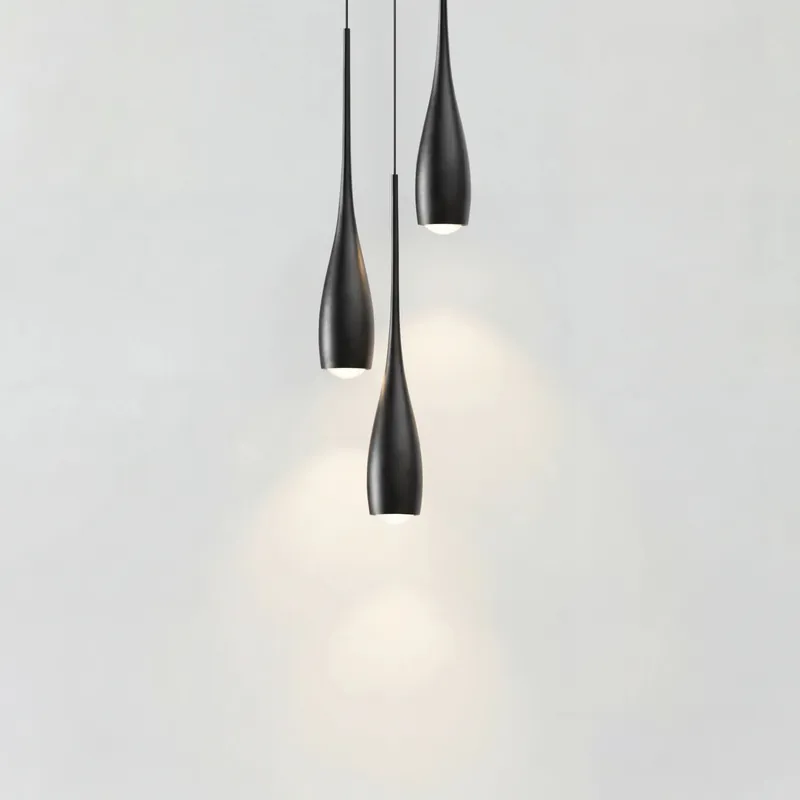Candeeiro de Pendurar Minimalista Whelan em Forma de Gota de Água