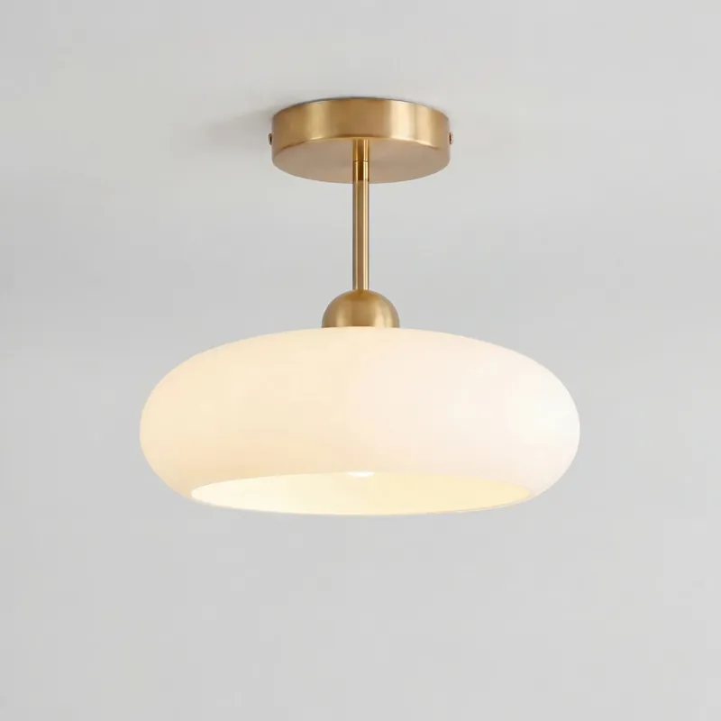 Veda Bauhaus Luminária de Teto Redonda