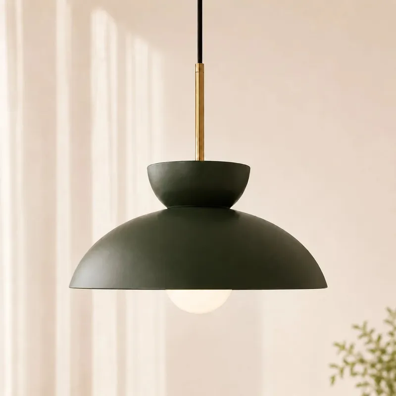 Njord Augustus Nordic Minimalista Candeeiro de Suspensão em Resina
