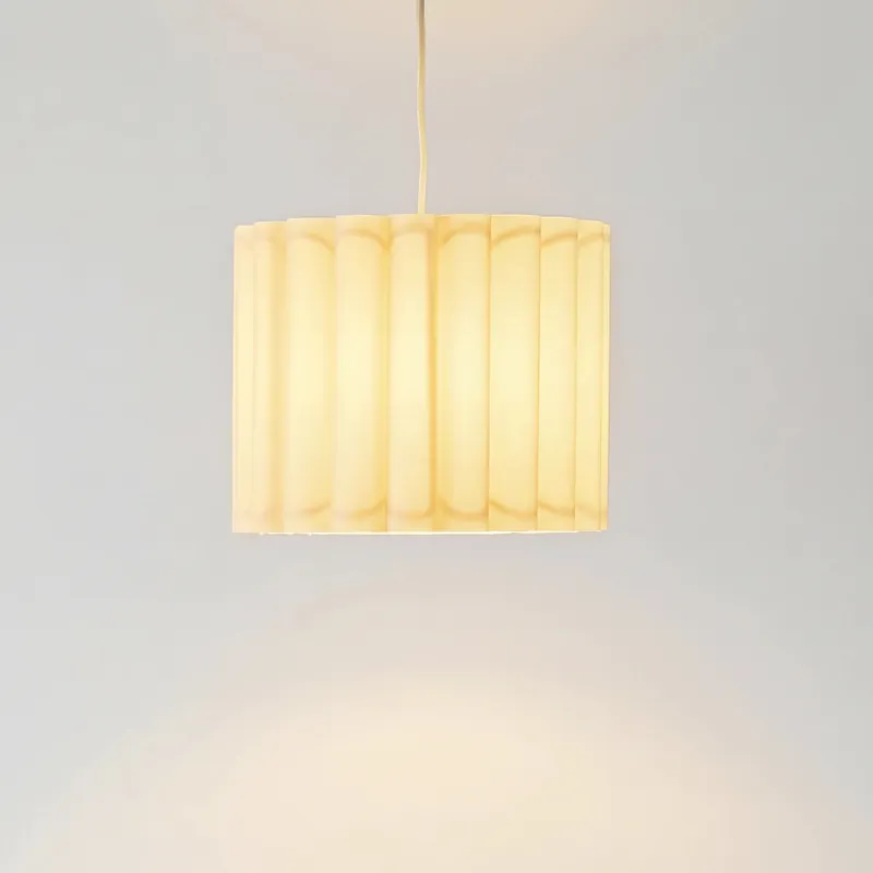 Thalissea Candeeiro Suspenso Minimalista de Linho Branco