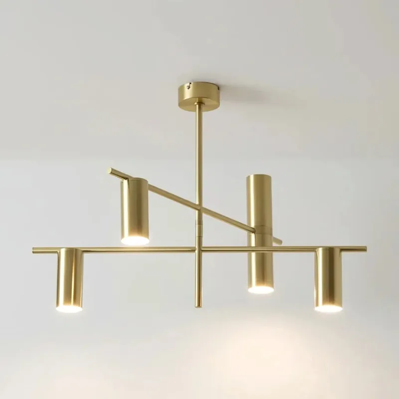 Lustre de Cilindro Longo Nórdico Caelithra