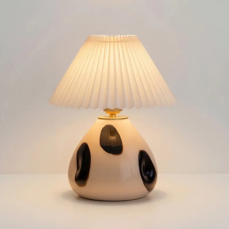 Bailyn Vintage Candeeiro de Mesa Cavolo Plissado