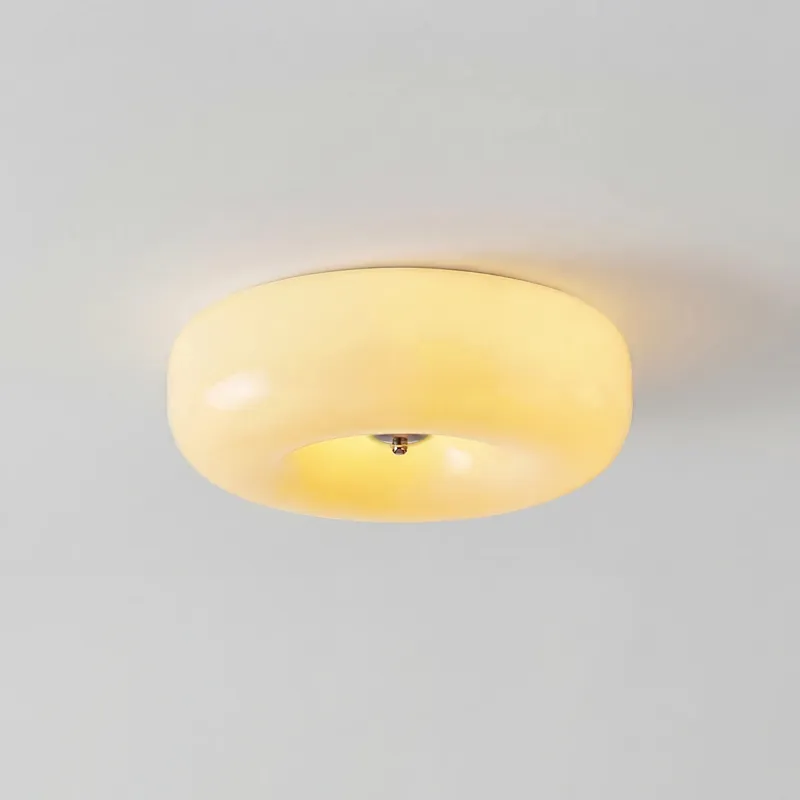 Halcyon Moderno Bauhaus Vidro Redondo Lâmpada de Teto