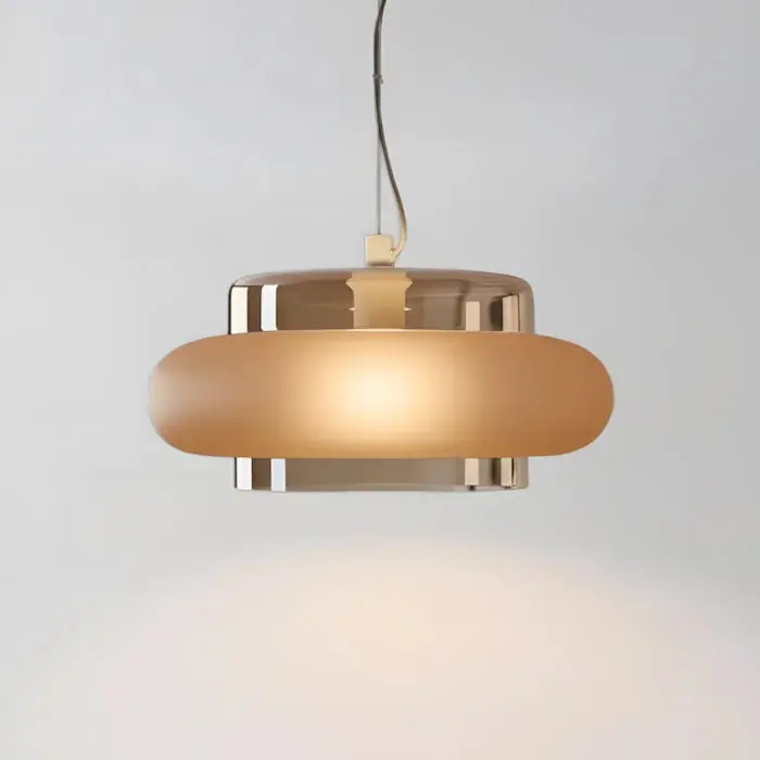Luminária de Teto em Vidro Camadas Modernas Annika