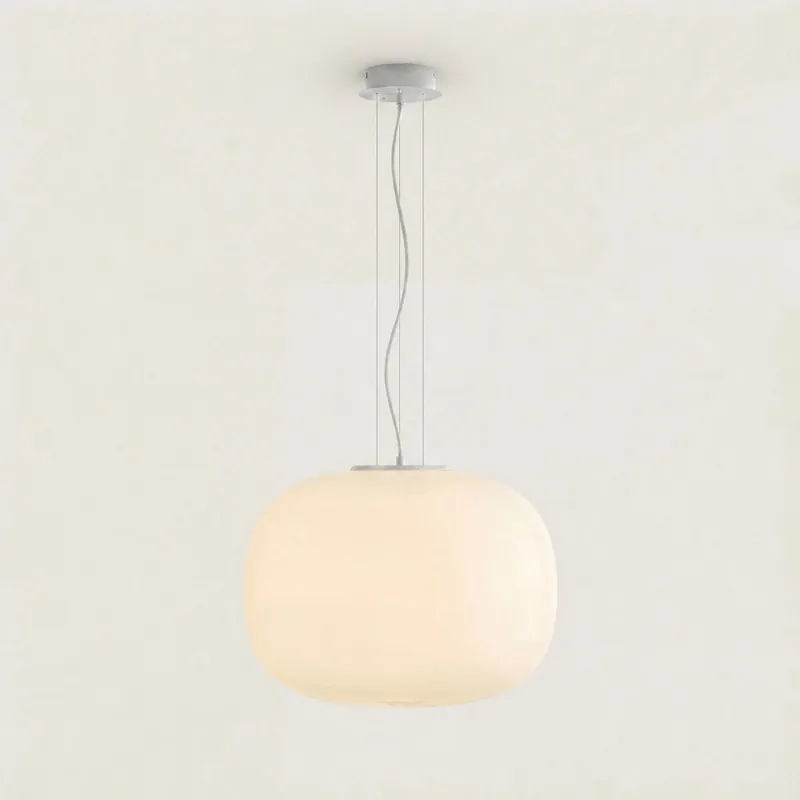 Candeeiro de Teto de Vidro Globo Minimalista Elvaro