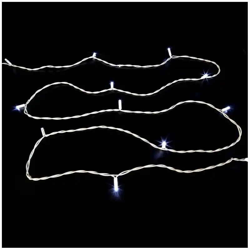 COSMIC – Plafond Racc 2x30m8lignes230V Blanc chaud pétillant – Festilight 54501-8-W9-Z