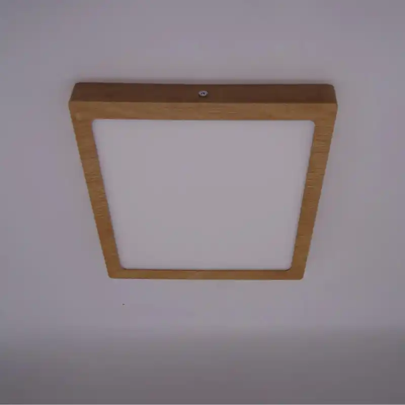 Plafonnier led carre 18w cct-20cm-3000k-4000k-6000k métal 4 couleurs