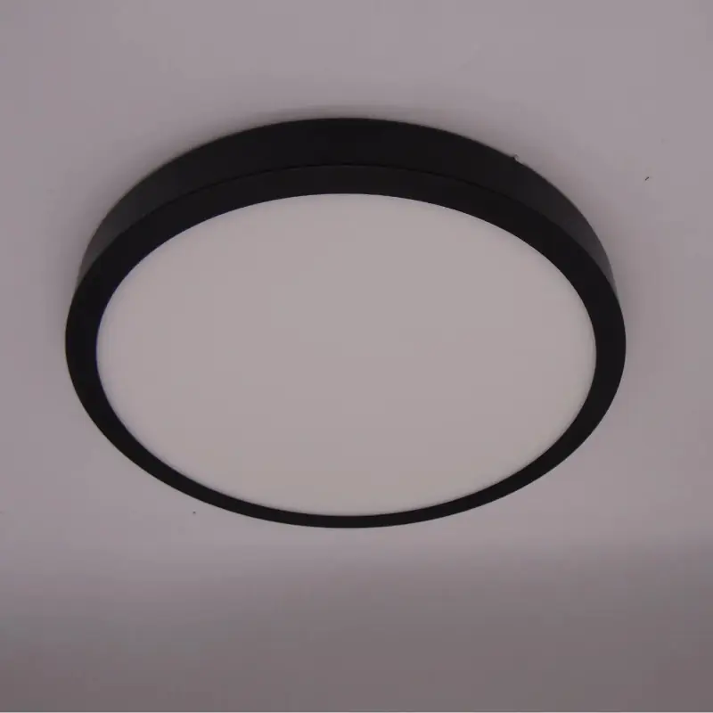 Plafonnier led 18w cct-20cm-3000k-4000k-6000k métal 5 couleurs