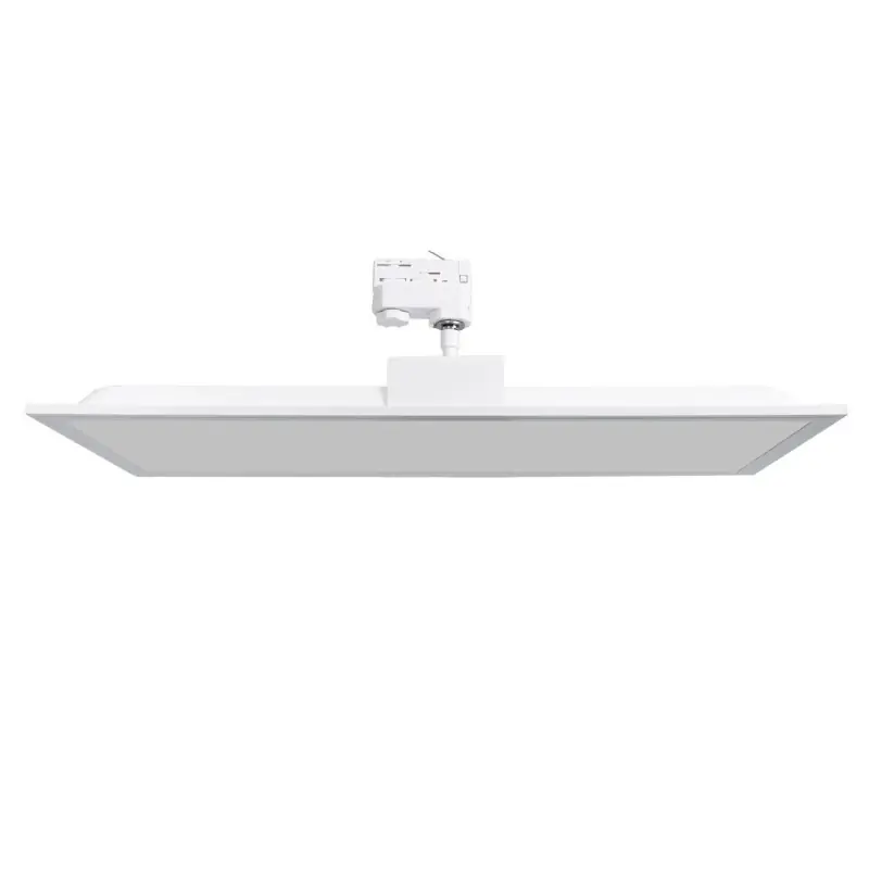 Projecteur dalle led 18w sur rail 3 allumages 30x30cm boutiques commerces