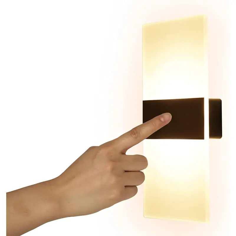 Applique murale rechargeable usb sans fil tactile 3000k