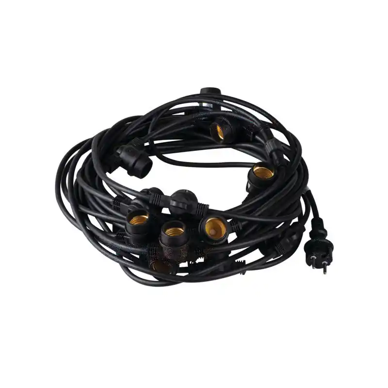 Guirlande lumineuse 15 mètres 15xE27 connectable ip44