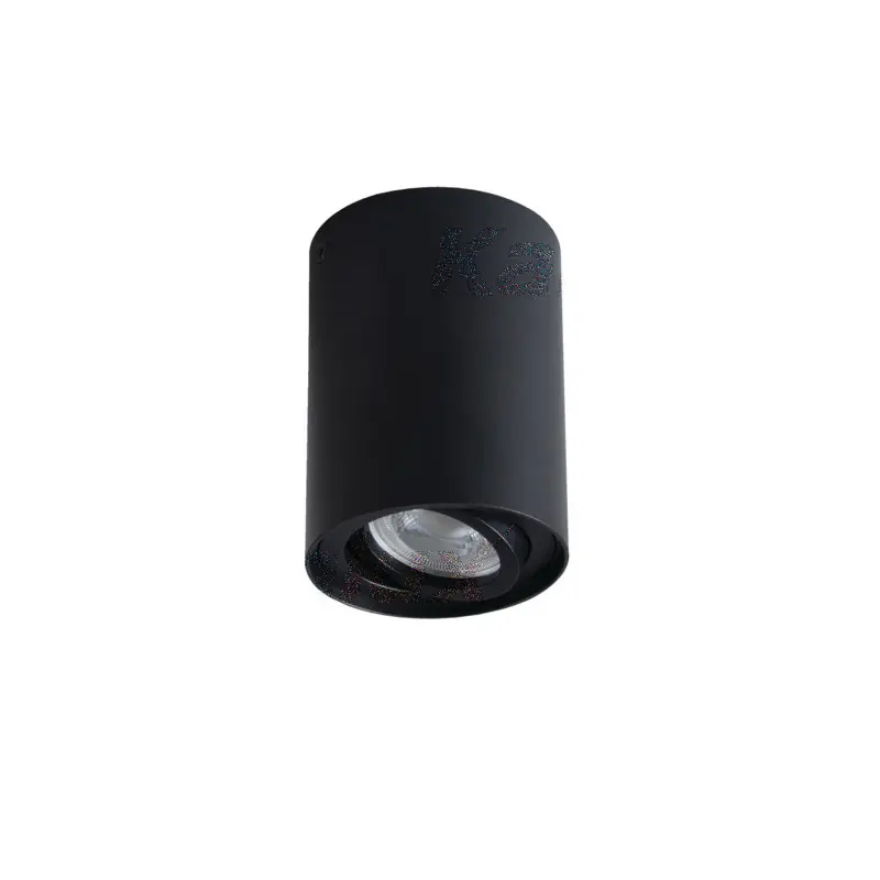 Plafonnier saillie noir pour gu10 BORD XS DLP-50-B