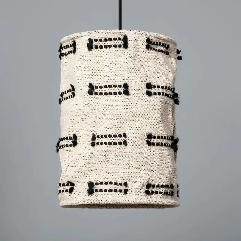 Suspension luminaire coton suspendu culot e27