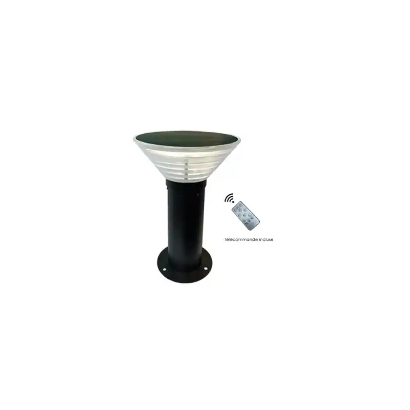 Borne led potelet solaire 38cm-620 lumens