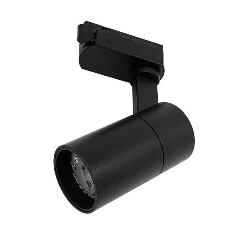 Projecteur led cct 30w noir-3000lm-rail 3 allumages boutiques commerces