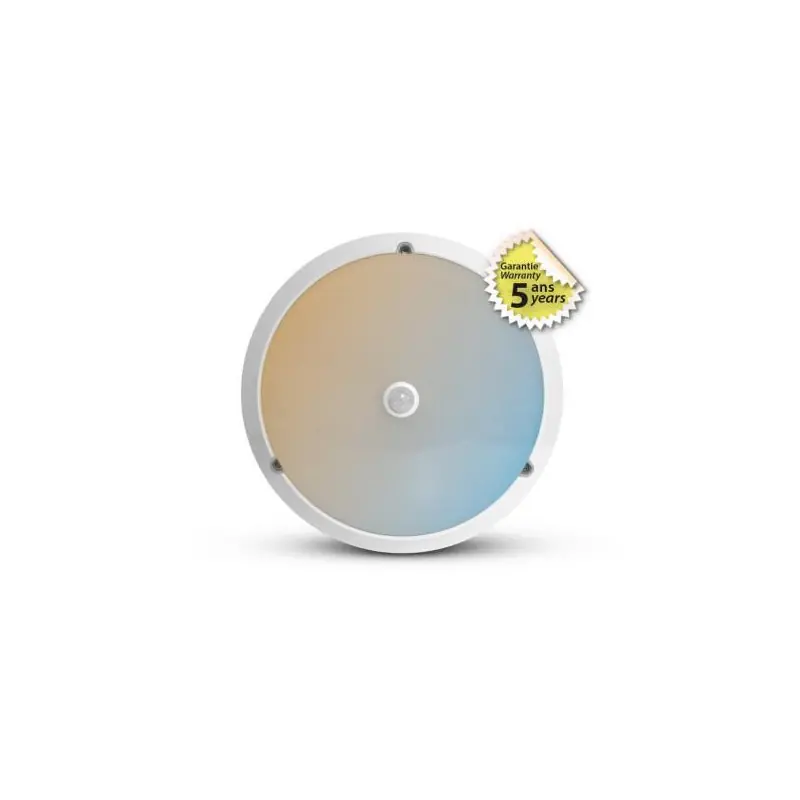 PLAFONNIER LED Ø300 18W CCT + DÉTECTEUR IR GARANTIE 5 ANS