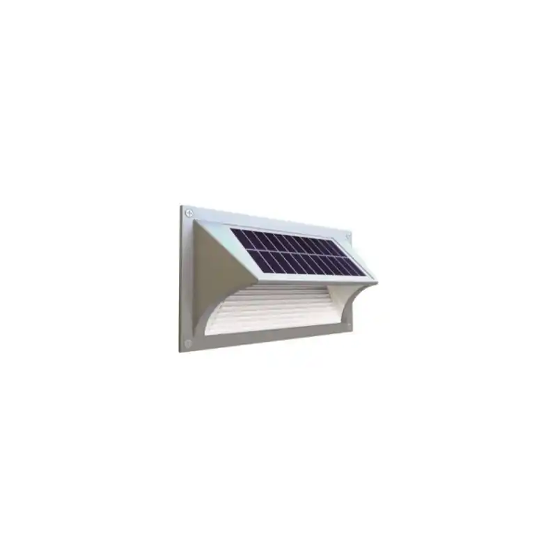 Applique balisage solaire 80 lumens détecteur crépusculaire