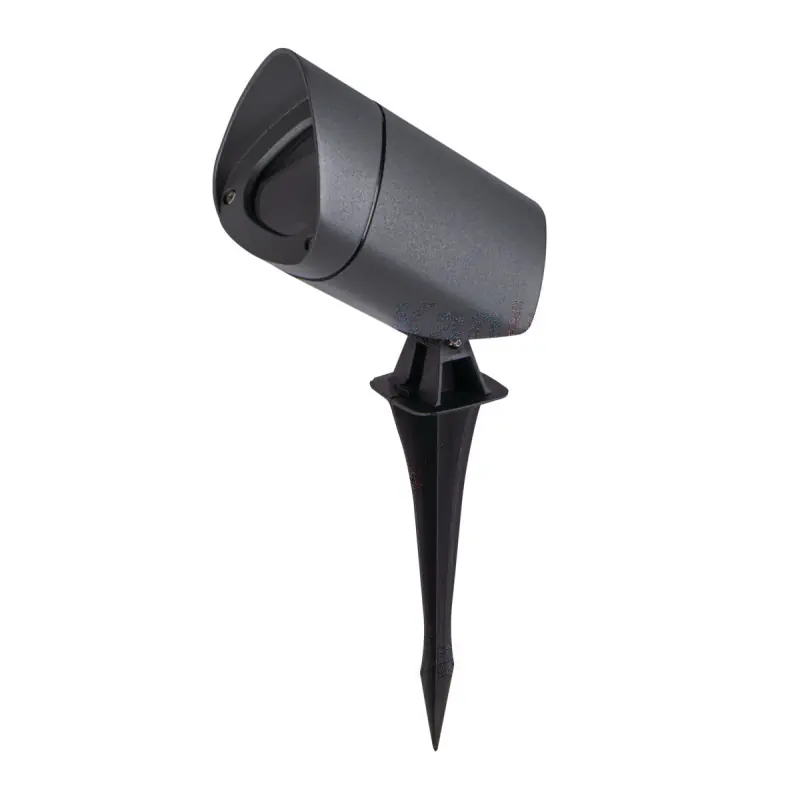 Projecteur spot piquet de jardin extérieur gris anthracite gu10