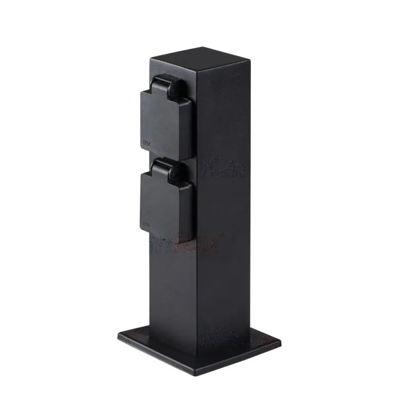 Poteau de jardin avec prises courant 230V type E-NASTO