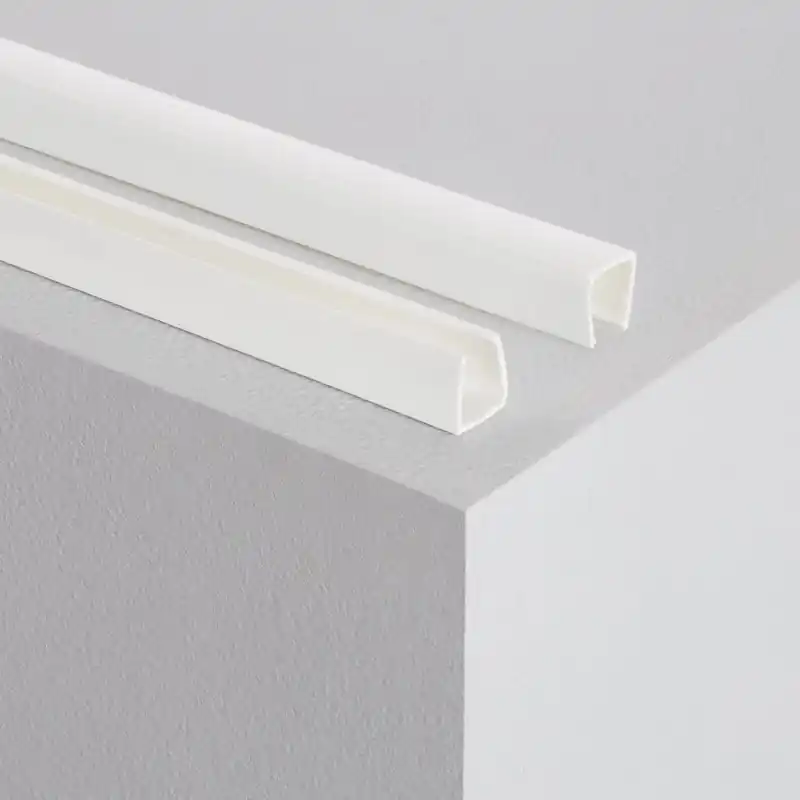 1m profilé pvc blanc pour ruban led néon flexible rgb couleurs