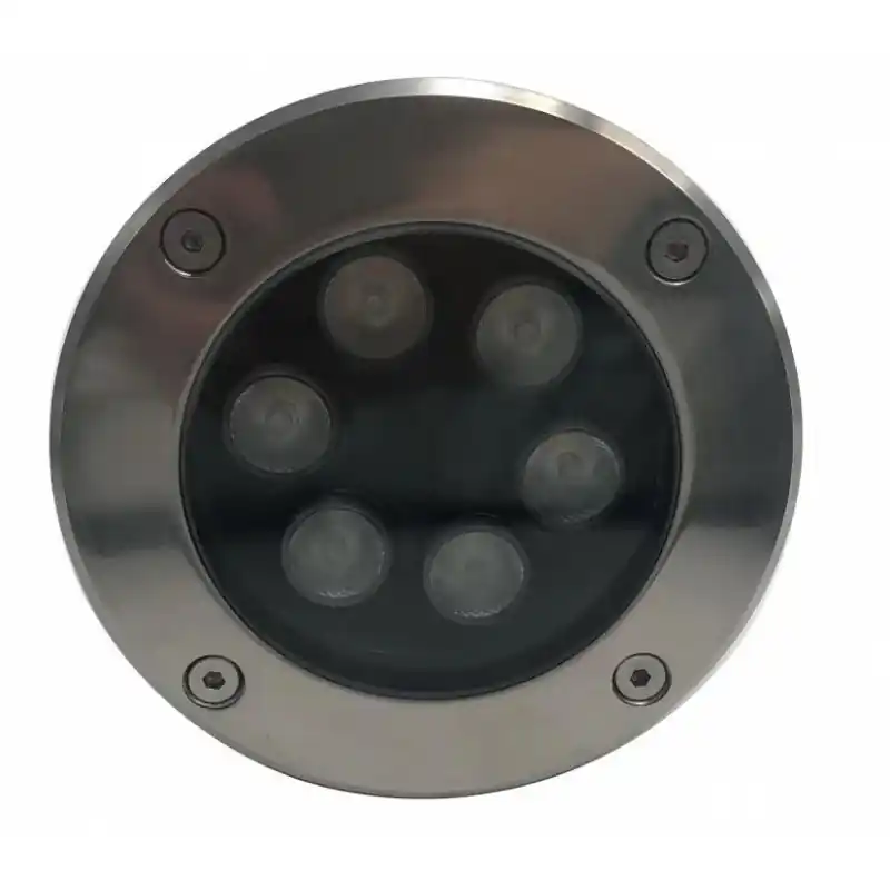 Spot encastré sol led ip67 blanc chaud 6w-3000k-spot encastrable étanche terrasse