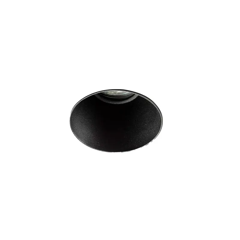 FRESH Lampe encastrable noire sans encadrement IP65 trimless