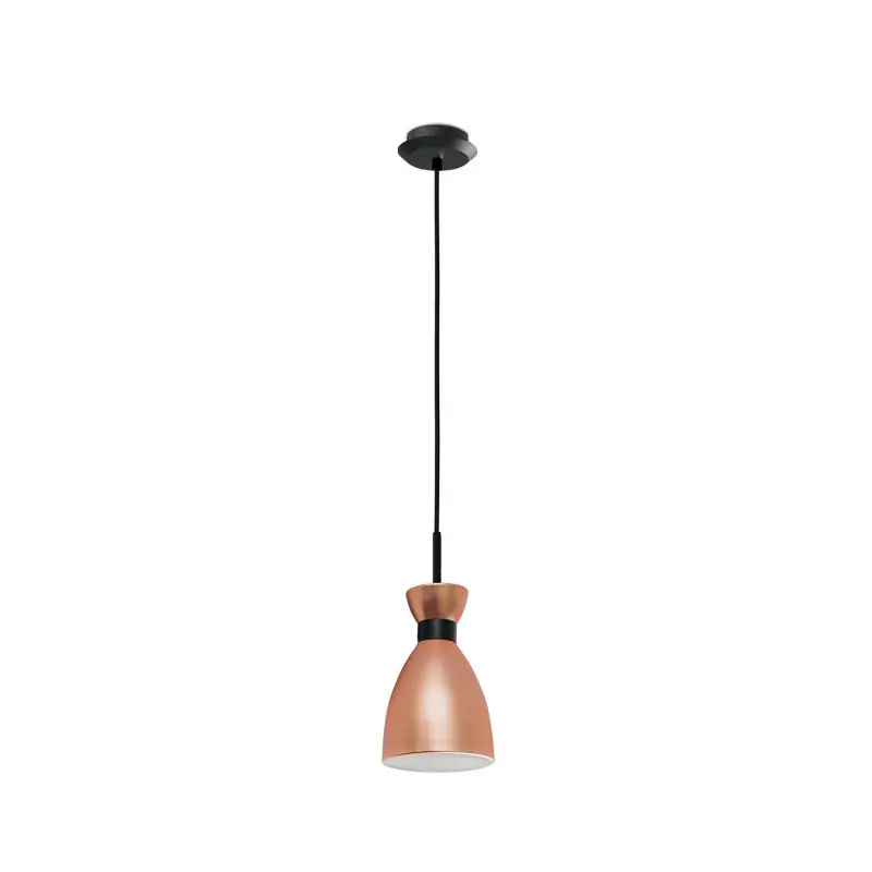 RETRO Lampe suspension cuivre