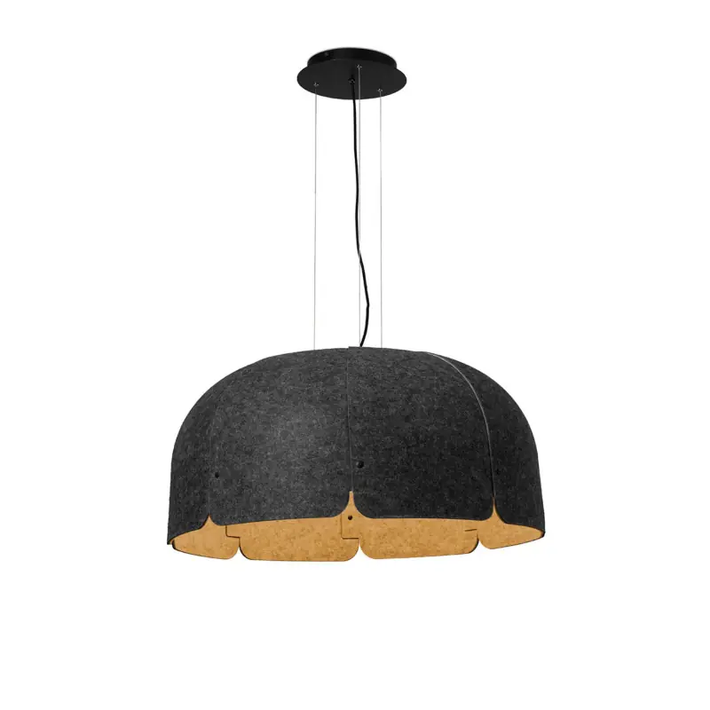 MUTE Lampe suspension marron et gris foncé dimmable 4000K
