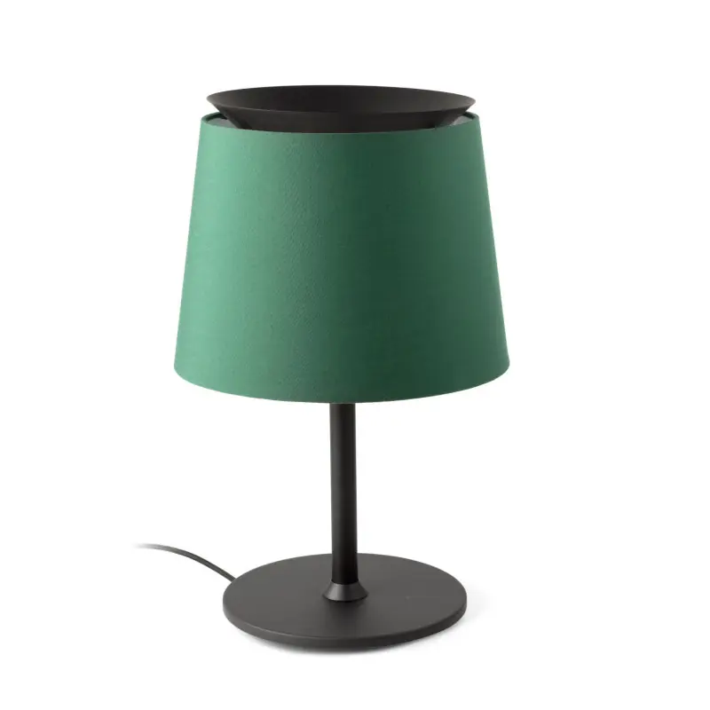 SAVOY Lampe de table noire/vert