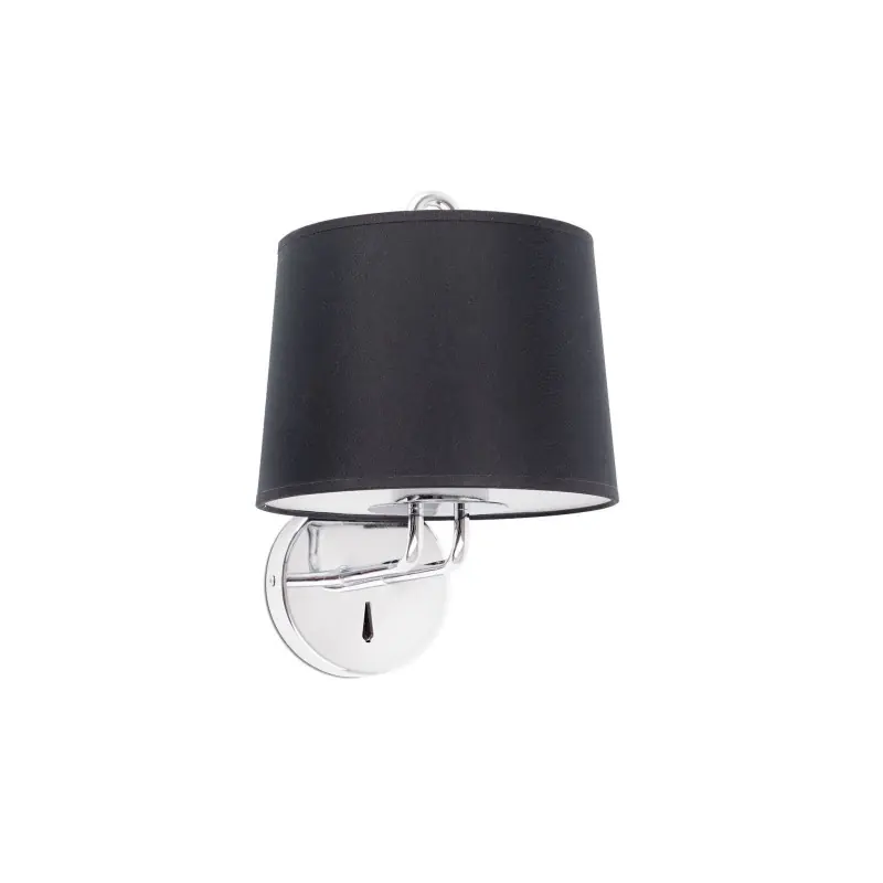 MONTREAL Lampe applique chrome/noire