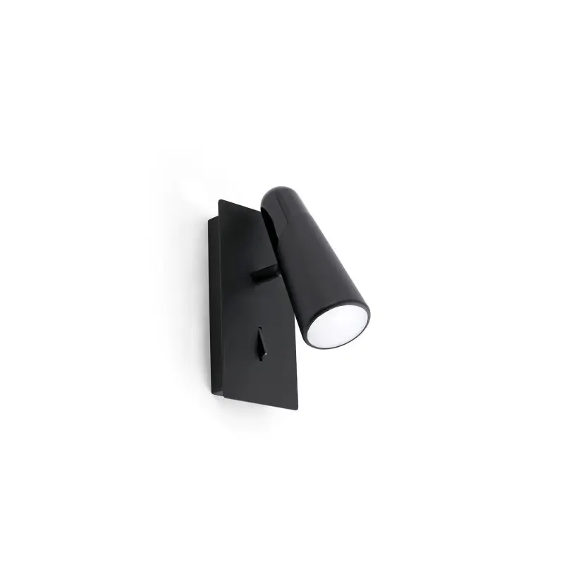 LAO Lampe applique noir 1L