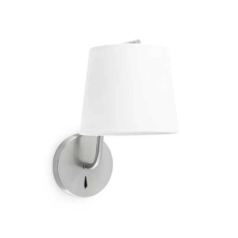 BERNI Lampe applique nickel satiné