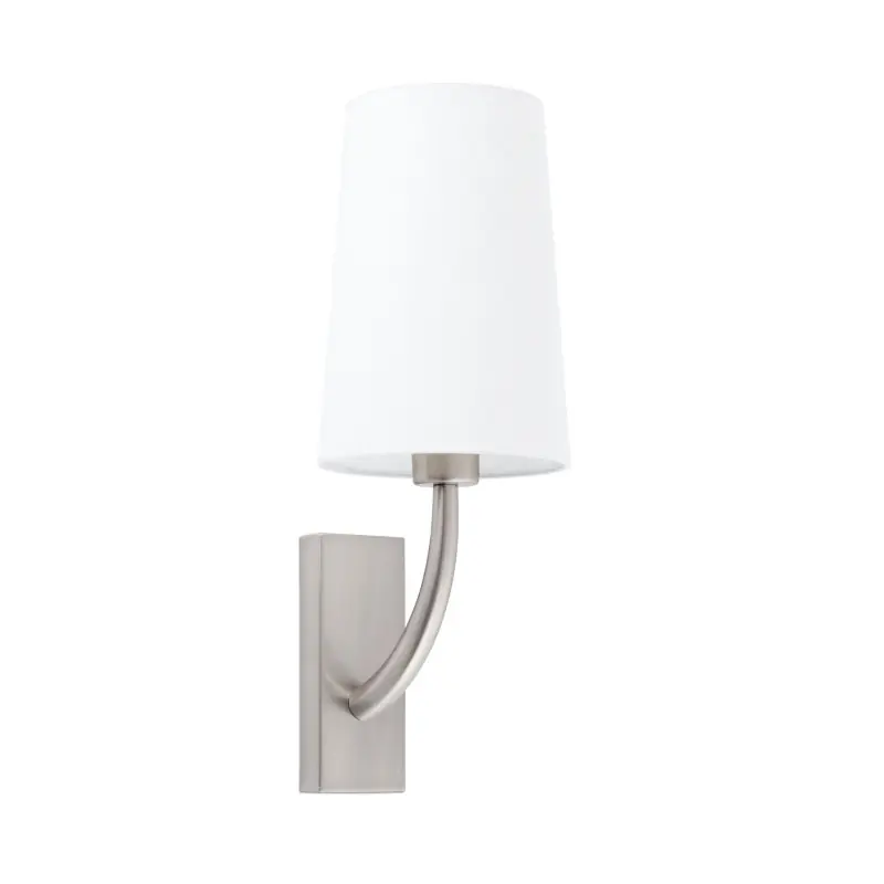 REM Lampe applique nickel mat/blanc
