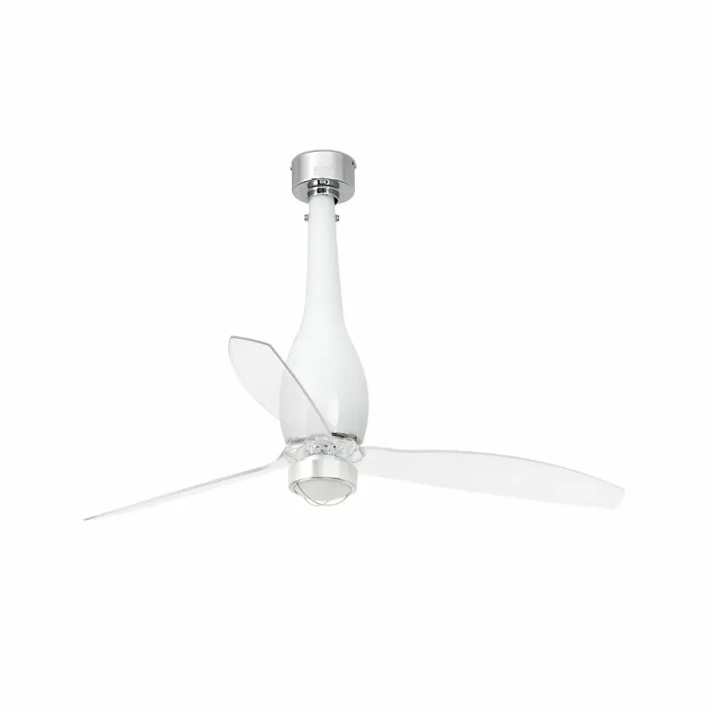 ETERFAN M LED Ventilateur blanc brillant/transparent DC SMART