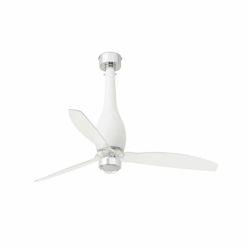 ETERFAN M LED Ventilateur blanc mat/transparent DC