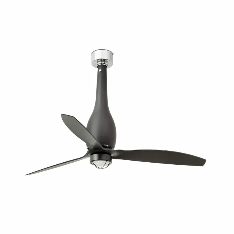 ETERFAN M LED Ventilateur noir mat DC